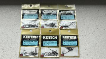 24x Keitech Tungsten Super Round Jighead maat #1 JDM Finesse beschikbaar voor biedingen