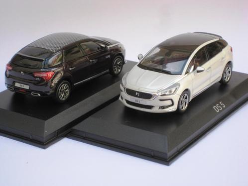 DS 5 2015 wit of paars of DS 5 2016 grijs Norev 1:43, Hobby en Vrije tijd, Modelauto's | 1:43, Nieuw, Auto, Norev, Ophalen of Verzenden