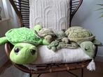 Schildpadden familie van 5 lieve knuffels, Ophalen, Zo goed als nieuw, Overige typen