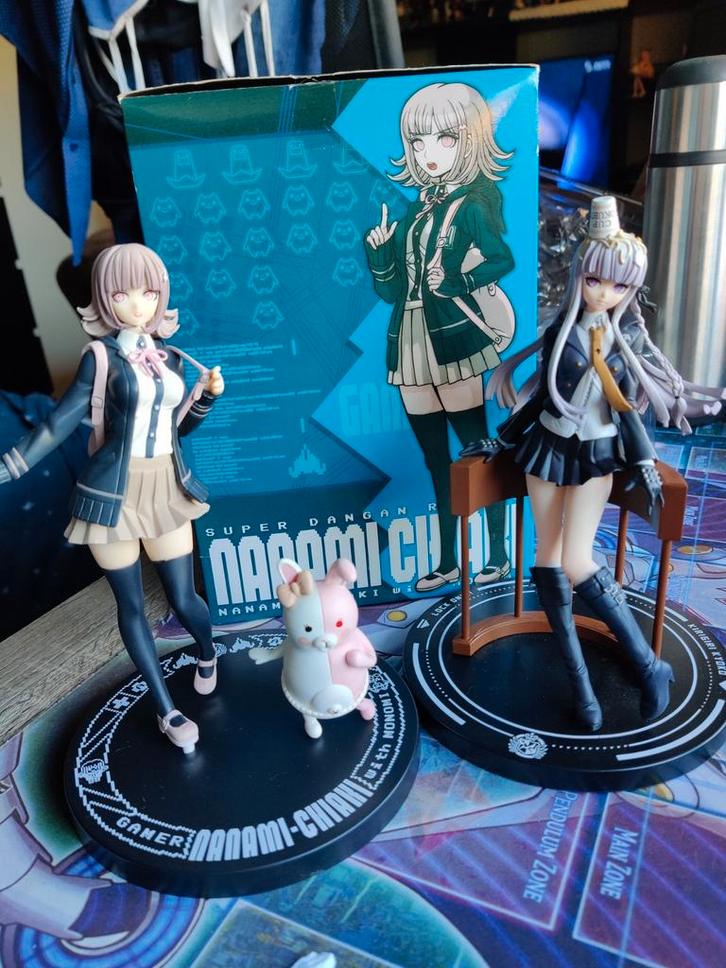 Danganronpa - Nanami Chiaki & Kirigiri Kyoko - anime figure, Verzamelen, Poppetjes en Figuurtjes, Zo goed als nieuw, Ophalen of Verzenden