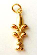 925 zilver Lelie hanger, verguld 22 karaat, Ophalen, Zilver, Hanger, Verguld