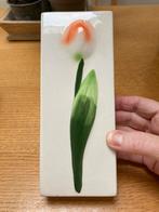 Muurvaasje radiatorbakje Tulp, Minder dan 50 cm, Gebruikt, Ophalen of Verzenden, Wit