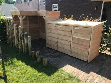 Fiets stalling | Fiets schuurtje met berging | haardhout hok beschikbaar voor biedingen