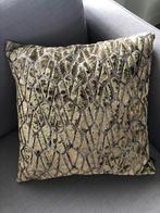 Velvet sierkussen Claudi, Huis en Inrichting, Woonaccessoires | Kussens, Ophalen of Verzenden, Zo goed als nieuw, Groen, Vierkant