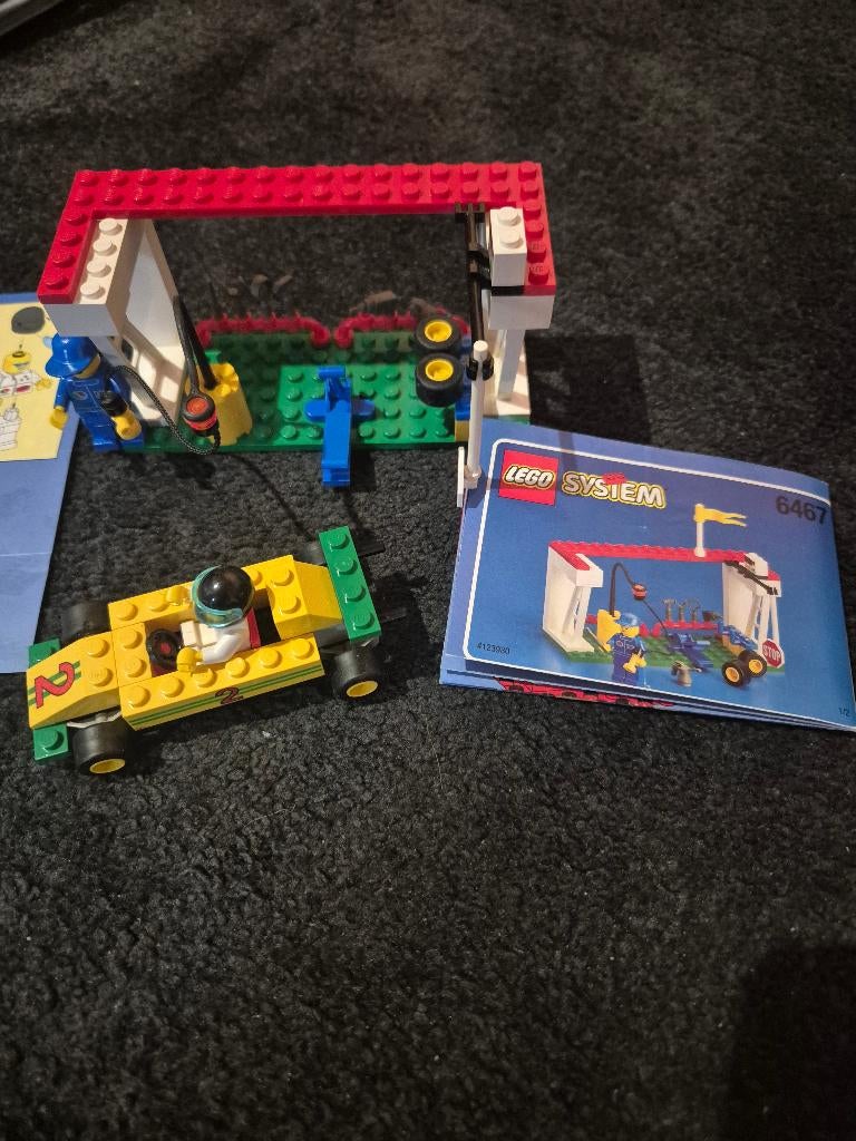 LEGO 6467 Pit stop, Ophalen of Verzenden, Zo goed als nieuw