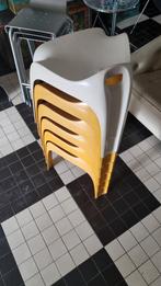 6 Casala Krukken - Space Age Design, Kunststof, Gebruikt, Wit, Vijf, Zes of meer stoelen