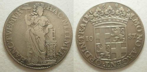 PD10497 Utrecht ½ Gulden zilver 1682 -R-, Postzegels en Munten, Munten | Nederland, Losse munt, ½ gulden, Vóór koninkrijk, Zilver