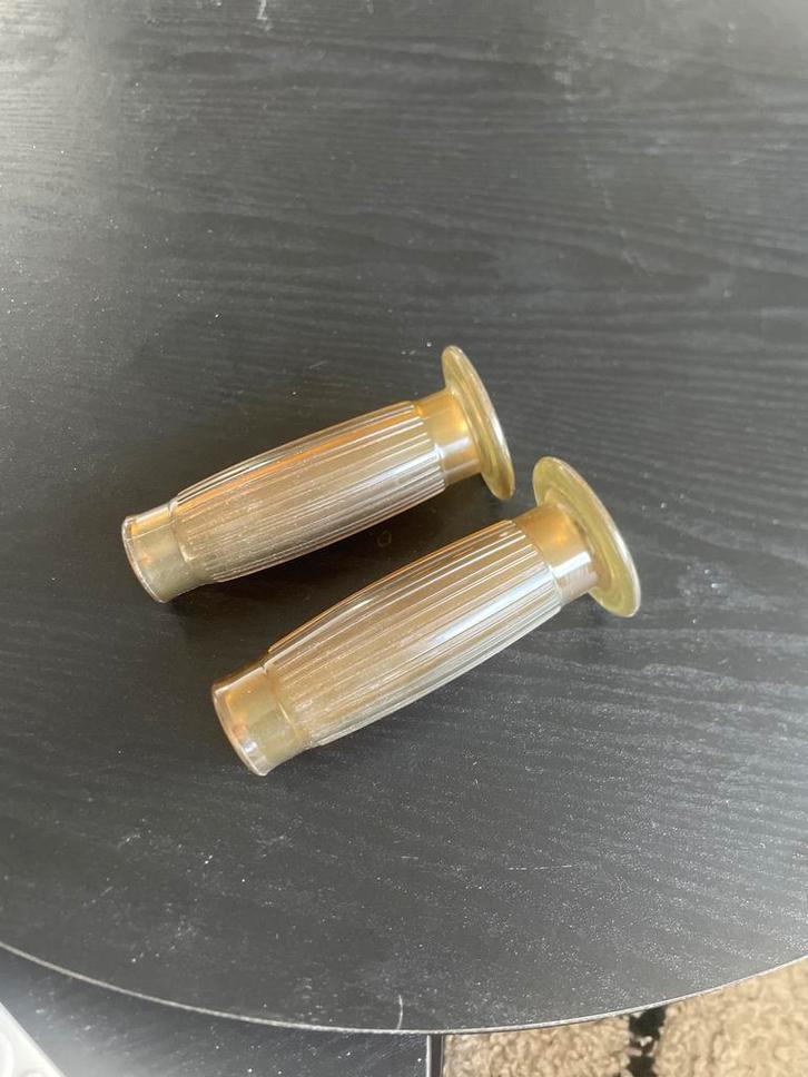 Café Racer Handvatten - Gum Brown - 22mm, Motoren, Accessoires | Overige, Nieuw, Ophalen of Verzenden
