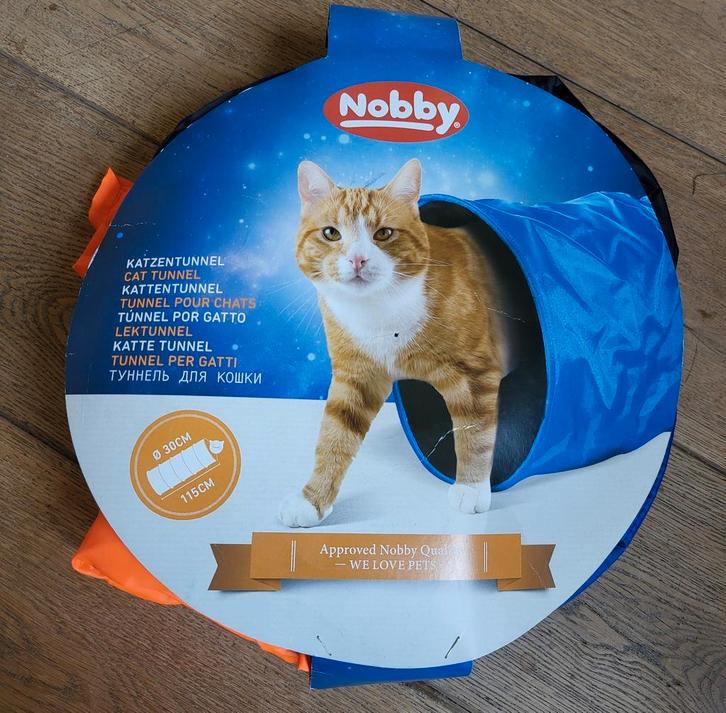 Nobby katten speeltunnel - NIEUW, Dieren en Toebehoren, Kattenspeelgoed, Nieuw, Ophalen of Verzenden