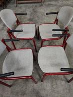 Stapelbare stoelen, Ophalen, Gebruikt, Vier, Stof