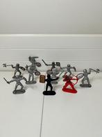 10 Plastic ridders –  middeleeuwse soldaten, Hobby en Vrije tijd, Wargaming, Ophalen of Verzenden, Zo goed als nieuw