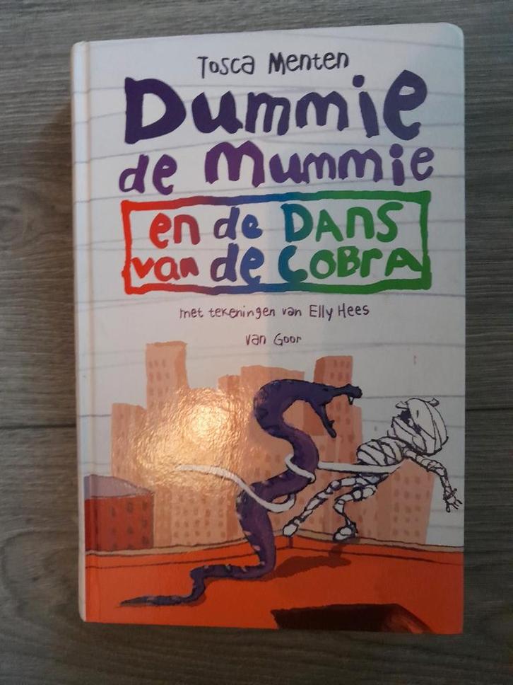 Dummie de Mummie en de Dans van de Cobra, Boeken, Kinderboeken | Jeugd | onder 10 jaar, Gelezen, Fictie algemeen, Ophalen of Verzenden