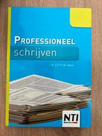 BOEK | NTI Professioneel schrijven- Dr. J.F.P. de Smit, Ophalen of Verzenden, Zo goed als nieuw