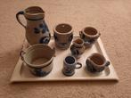 Keulse potten en kannen - verzameling van zeven stuks, Ophalen of Verzenden, Vierkant, Hout