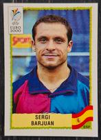 Panini sticker Sergi Barjuan - Spanje, EK 2000, Ophalen of Verzenden, Zo goed als nieuw, Sticker