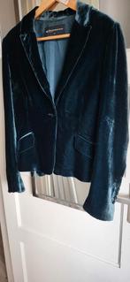 Expresso Velvet Blazer Jasje Petrol - ZGST Maat 40/42, Maat 38/40 (M), Ophalen of Verzenden, Zo goed als nieuw, Jasje