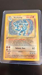 Machamp 8/102 Holo 1st Edition, Ophalen of Verzenden, Gebruikt, Losse kaart