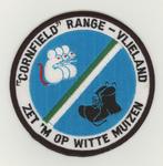 KLu Luchtmacht patch Cornfield range Vlieland, Ophalen of Verzenden, Luchtmacht, Nederland, Embleem of Badge