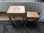 Houten plantentafeltjes set, Ophalen, Gebruikt, Landelijk, Minder dan 45 cm