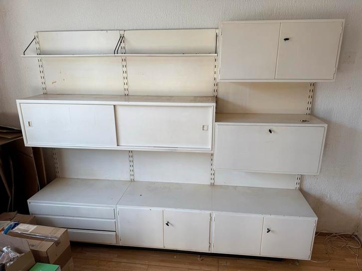 Groot Wandmeubel Pastoe M-serie, Huis en Inrichting, Kasten | Wandmeubels, Gebruikt, 150 tot 200 cm, 250 tot 300 cm, 25 tot 50 cm