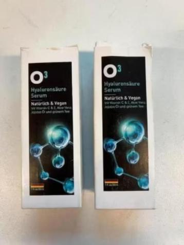 NIEUW! O3 hyaluronzuur serum 2 flessen €10,99 beschikbaar voor biedingen