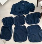 EKTORP IKEA jeans/denim hoes 3-zits bank, Gebruikt, Driepersoons, 75 tot 100 cm, Ophalen of Verzenden