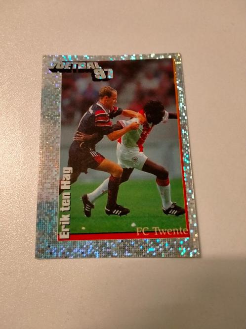 Erik ten Hag FC Twente Voetbal Panini 1997 97 plaatje Ajax, Hobby en Vrije tijd, Verzamelkaartspellen | Overige, Gebruikt, Losse kaart