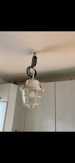 Industriële hanglamp kooilamp, Ophalen of Verzenden, Gebruikt, 50 tot 75 cm