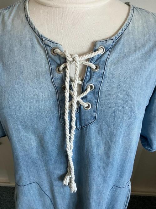Sandwich, stoere spijkerjurk met zakken, maat 44, Kleding | Dames, Jurken, Gedragen, Maat 42/44 (L), Blauw, Verzenden