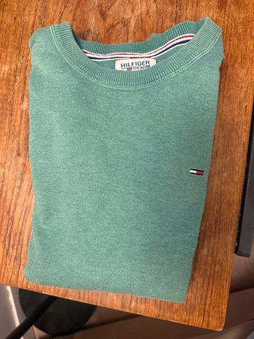 Tommy Hilfiger Groene Trui Maat S beschikbaar voor biedingen