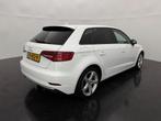 Audi A3 Sportback 1.0 TFSI AUT Sport Lease EditionNAP, Auto's, Stof, Gebruikt, 116 pk, Wit