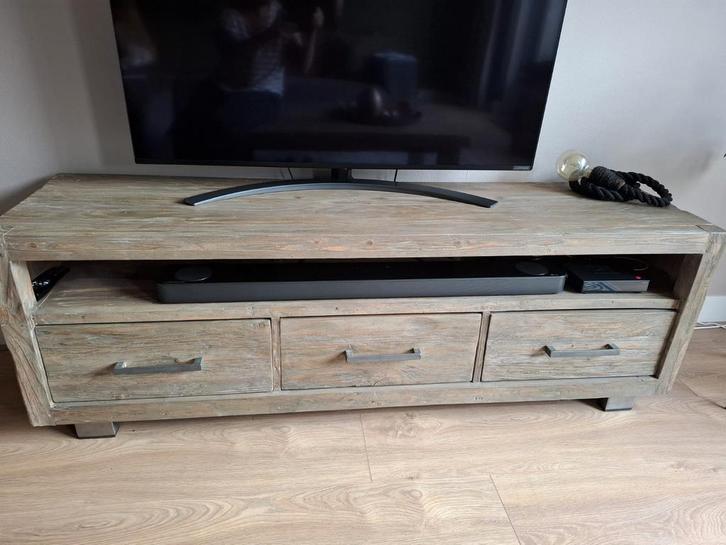 Mooie robuuste tv-kast., Huis en Inrichting, Kasten | Televisiemeubels, Zo goed als nieuw, Minder dan 100 cm, 150 tot 200 cm, 25 tot 50 cm