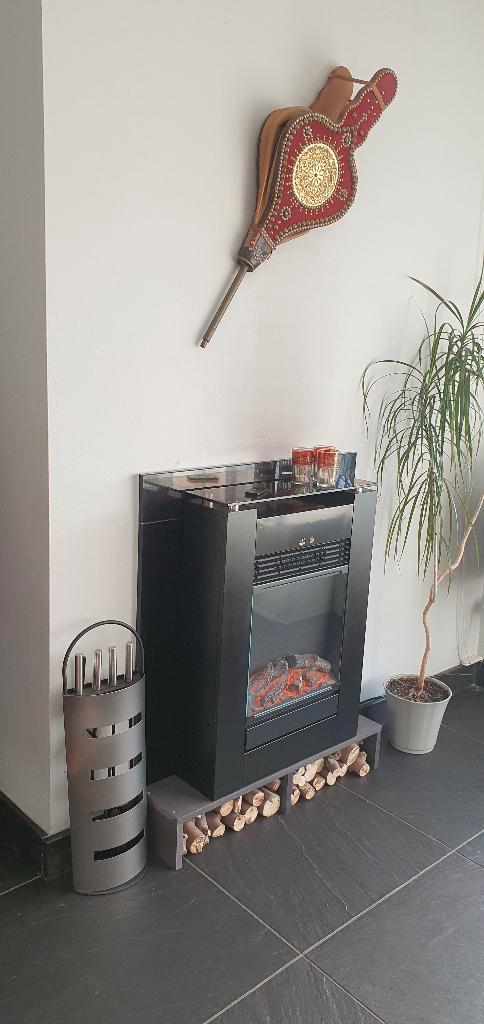 Elektrische design kachel El Fuego + gratis zie omschrijving, Huis en Inrichting, Kachels, Zo goed als nieuw, Vrijstaand, Gevelkachel