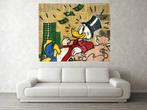 Alec Monopoly Dagobert Duck 150x120cm Alu Dibond Pop Art, Verzenden, Nieuw, 125 cm of meer, Schilderij