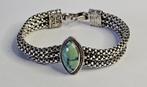 Zilver en Turquoise Armband, Ophalen of Verzenden