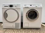 Miele wasmachine en Beko warmtepompdroger, 6 tot 8 kg, Ophalen, Gebruikt, 85 tot 90 cm