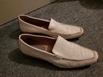 Schoenen / instappers voor dames -- maat 40 (smal) --, Ophalen of Verzenden, Zo goed als nieuw, Wit, Instappers