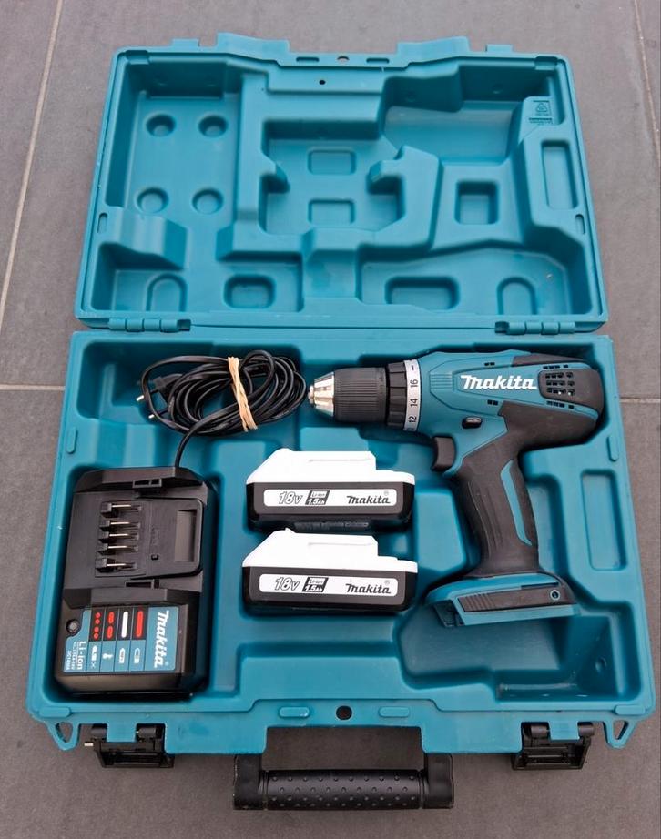 Makita DF457D Accuboormachine set, Doe-het-zelf en Verbouw, Gereedschap | Boormachines, Boor- en Schroefmachine, Ophalen of Verzenden