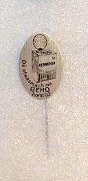 blikken speld GEHO Horst Kenwood afwasmachine, Verzamelen, Speldjes, Pins en Buttons, Ophalen of Verzenden, Gebruikt, Overige onderwerpen