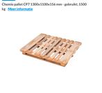 Partij CP7 pallets 300 stuks gebruikt, Doe-het-zelf en Verbouw, Hout en Planken, Ophalen, Gebruikt, 50 mm of meer, Pallet