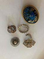 5 broches, Sieraden, Tassen en Uiterlijk, Broches, Ophalen of Verzenden, Zo goed als nieuw, Overige materialen