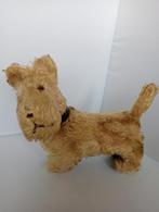 Fox Terrier hond gevuld met stro vintage, Ophalen of Verzenden, Stoffen beer, Overige merken