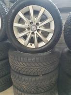 MERCEDES-BENZ  Velgen met BRIDGESTONE winterbanden 205/55/16, Gebruikt, 16 inch, Banden en Velgen, Personenwagen