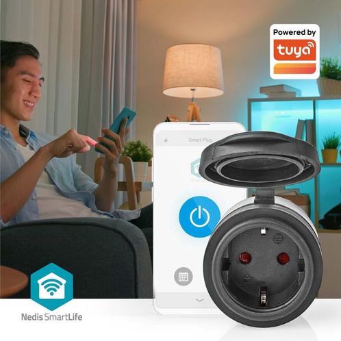 Nieuwe Nedis SmartLife Slimme Stekker WiFi IP44 3680 W Andro, Doe-het-zelf en Verbouw, Elektra en Kabels, Nieuw, Stekker, Ophalen of Verzenden