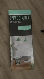 Bamboo bankje, Huis en Inrichting, Banken | Bankstellen, Ophalen, Zo goed als nieuw, Tweepersoons, Minder dan 150 cm