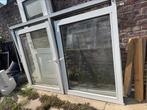 RaamKozijn met dubbel glas, Doe-het-zelf en Verbouw, Kozijnen en Schuifpuien, Ophalen, Kunststof, Gebruikt, Raamkozijn