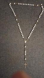 Rozenkrans met kruis.   Ketting zie foto's, Ophalen, Gebruikt