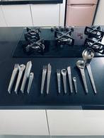 HERDMAR INGA 72 Delige geometrische design Bestekset, Gebruikt, Ophalen of Verzenden, Rvs of Chroom, Vaatwasserbestendig