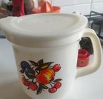 Retro jaren '70 kunststof Emsa schenk kan met deksel., Verzamelen, Retro, Ophalen of Verzenden, Huis en Inrichting