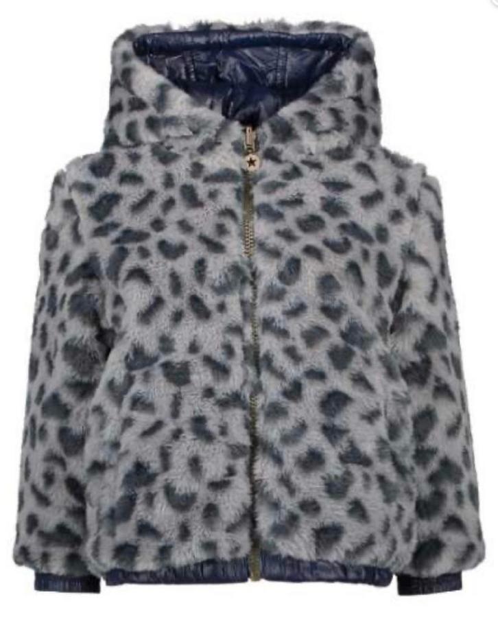 reversible jas mt 140, Kinderen en Baby's, Kinderkleding | Maat 140, Zo goed als nieuw, Meisje, Jas, Ophalen of Verzenden